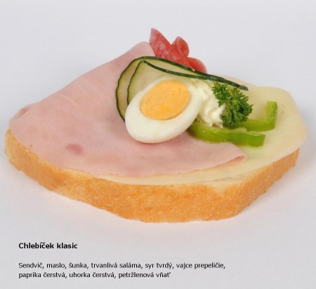 Chlebíček klasic svetlý 1,70 € 